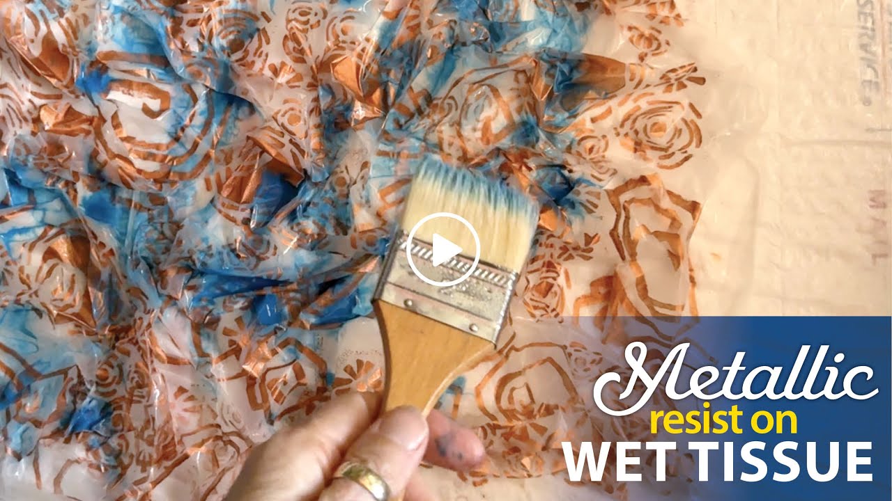 Metallic Resist Art Technique with Van Gogh Style–Tutorial Tidbits