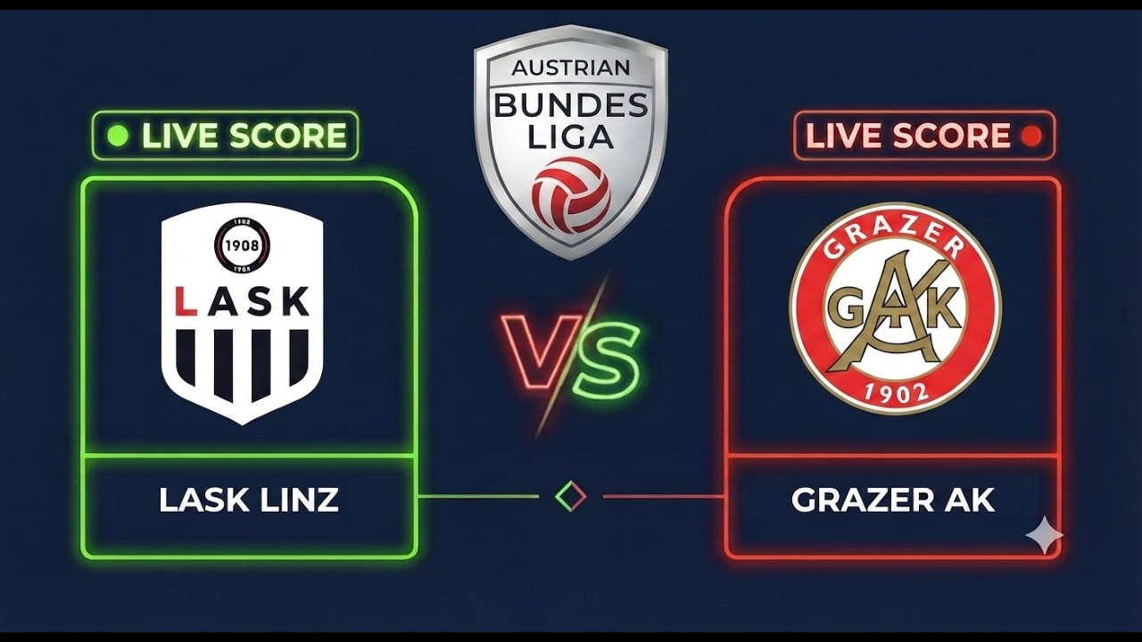 LASK Linz vs Grazer AK | Austrian Bundesliga 2026 | Live Score