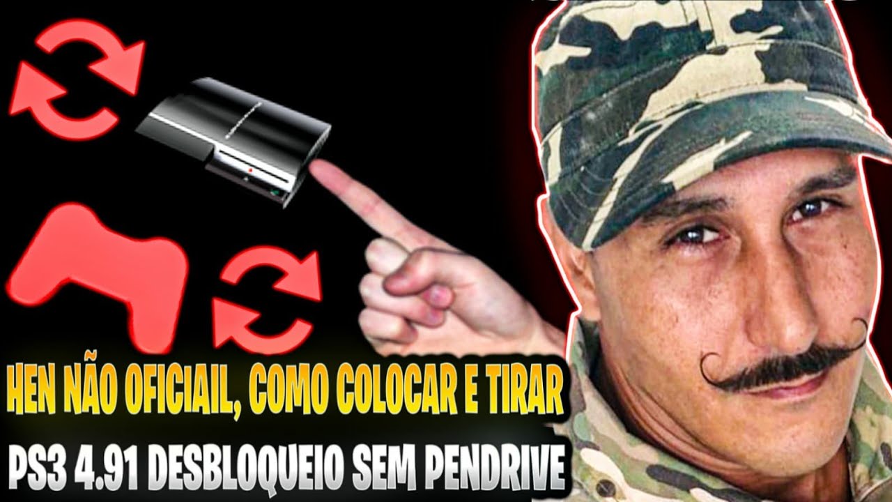 PS3 4.91 desbloqueio sem PENDRIVE, s&oacute; para quem j&aacute; atualizou e quer usar um provis&oacute;rio n&atilde;o OFICIAL.