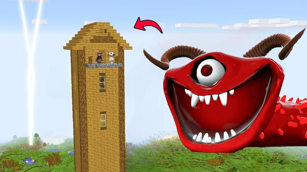 i FOUND the SCARIEST HUNGRY WORM 😱 in Minecraft! | Insane Survival Gameplay