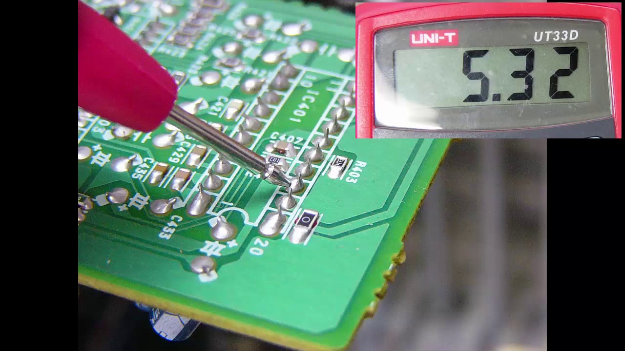 Método para reparar un equipo de sonido
