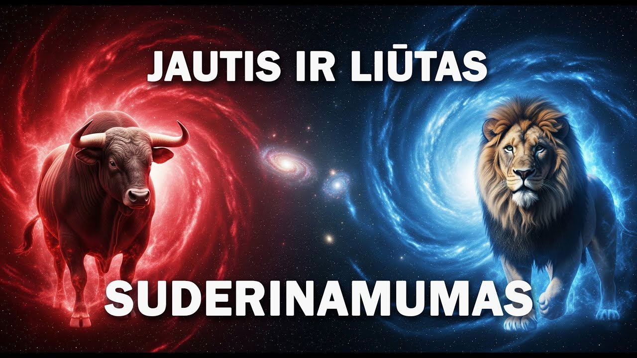 Jautis ir Liūtas suderinamumas ► ♉︎ + ♌︎ ◄