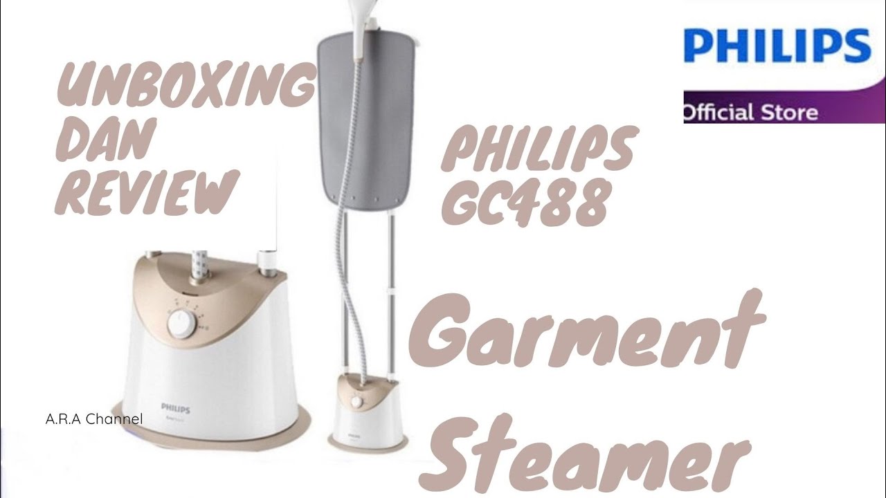 UNBOXING DAN REVIEW PHILIPS GC488/60 Garment Steamer/Setrika Uap