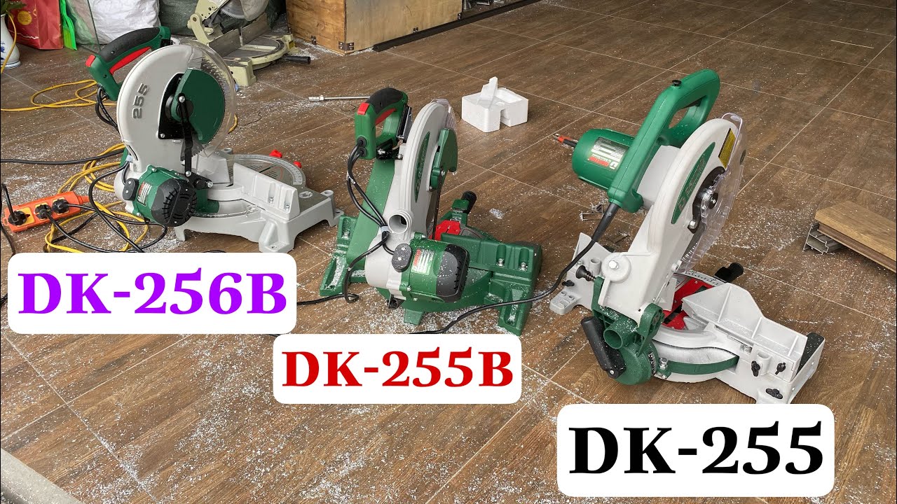 Chi tiết 3 mẫu Cắt Nhôm lưỡi 255 Dekton “DK-255B, DK-255, DK-256B”