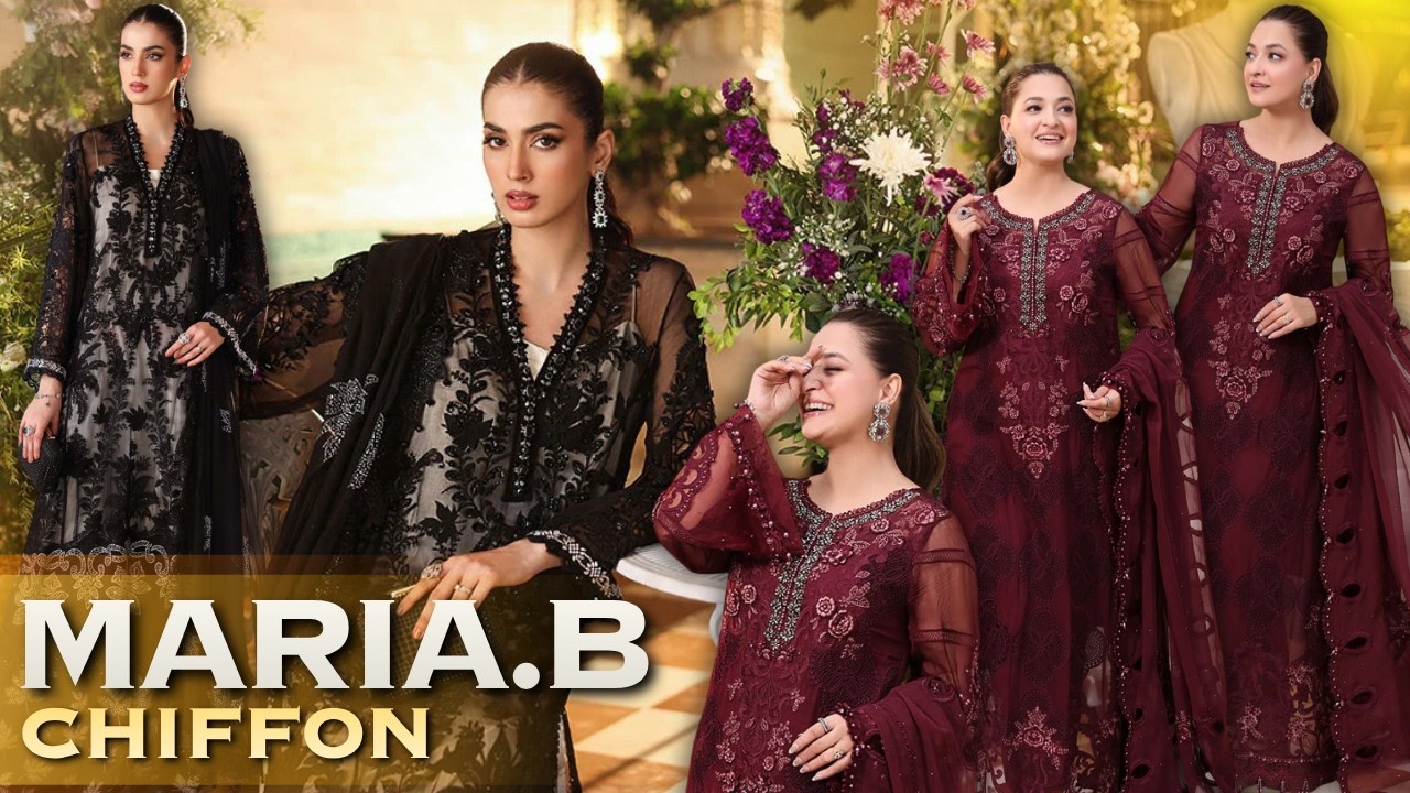 Maria.B Chiffon 2026&hearts;️| Wedding Dresses👗| New Arrivals💯| Partywear Collection🥰| Designer Dresses✅