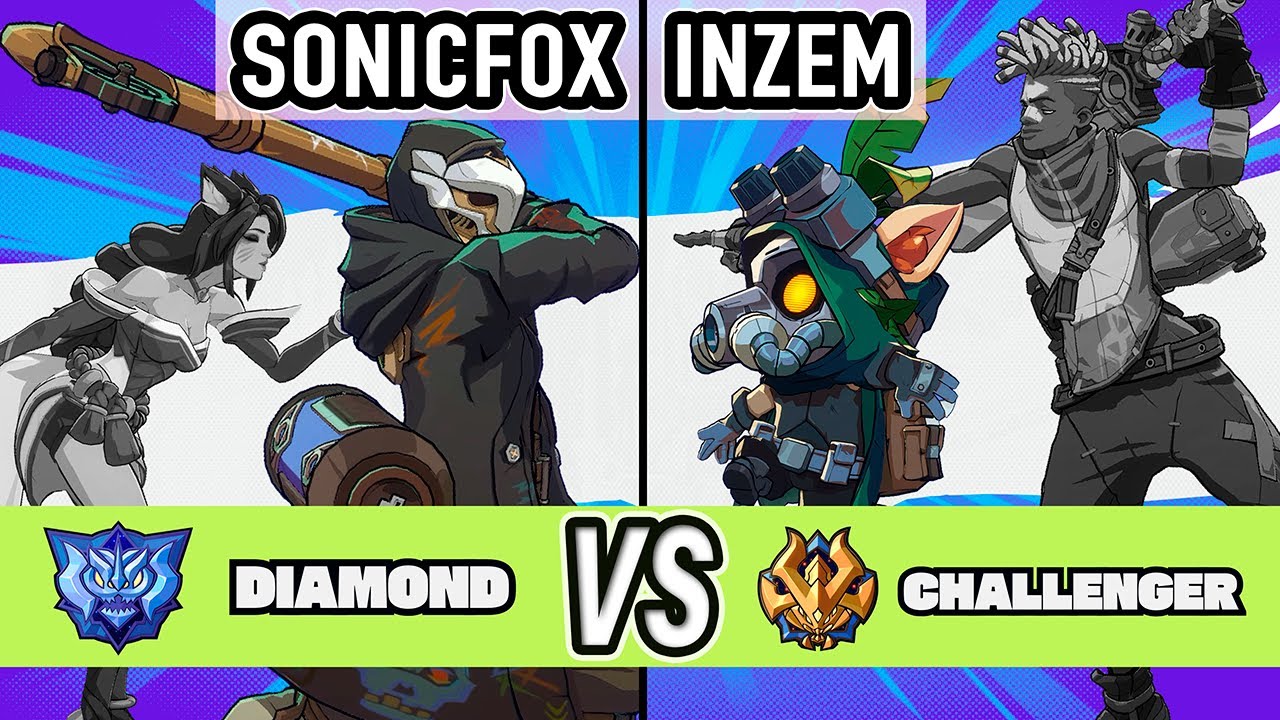2XKO ▰ Sonicfox (Ahri / Ekko) vs Inzem (Teemo / Ekko) ▰ High Level Gameplay
