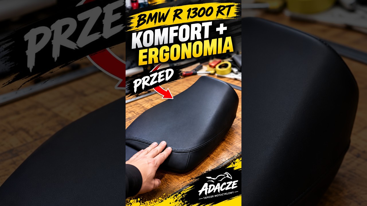 BMW RT 1300R Boli Cię tyłek po dłuższej trasie? Zmień standardową kanapę