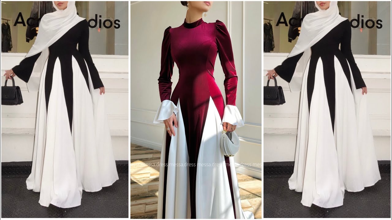 HOW TO CUT AND SEW A MODEST DRESS #diy #modestfashion #abayagirls #abayaworld #dressstyles #abaya
