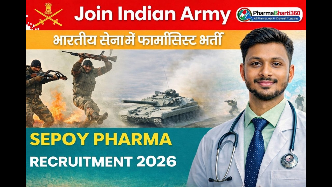 Sepoy Pharma in Indian Army 2026 💊| Salary, Eligibility, Physical & Full भर्ती Process Explained.