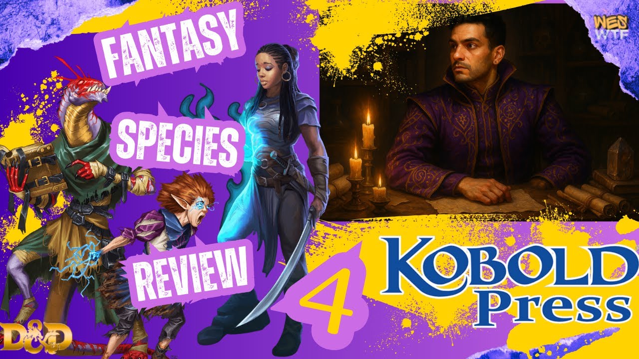 Kobold Press Book of Ebon Tides | Species Review pt2 | D&D5e