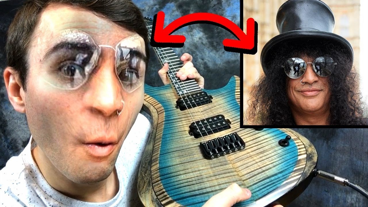 Face Swapping With Famous Guitarists!