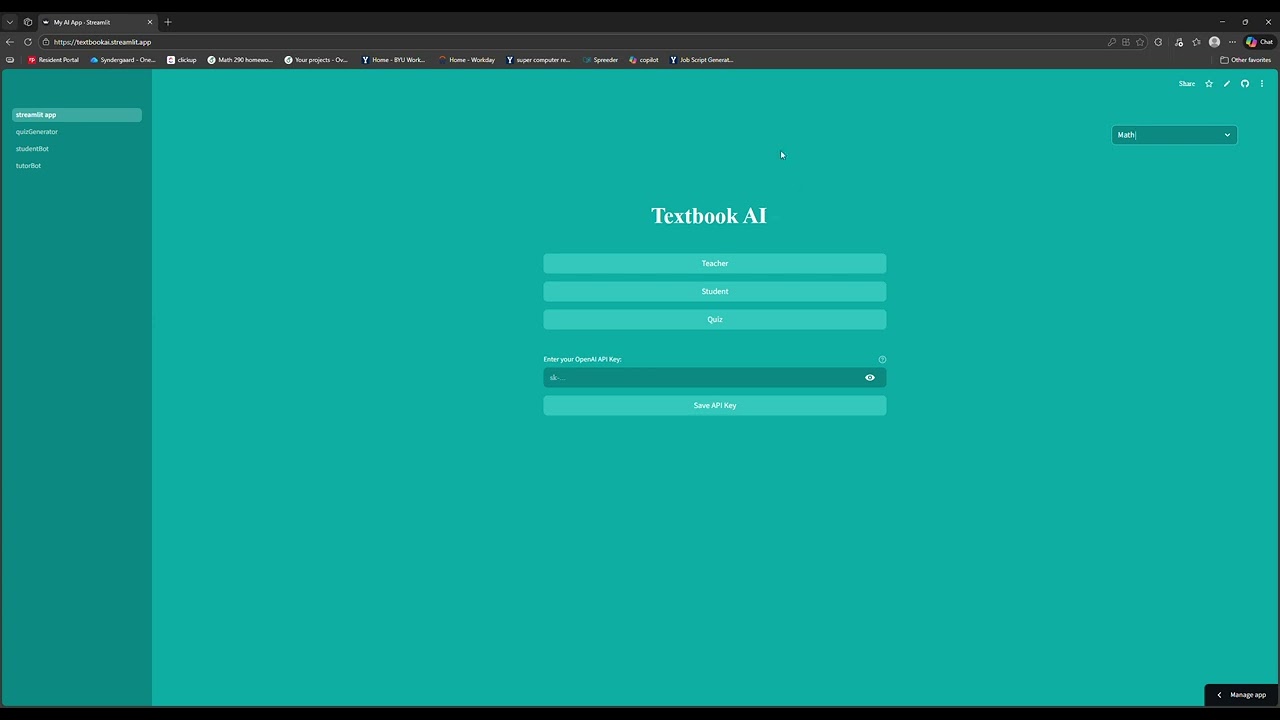 Hackathon Progress Video: Educator AI Prototype