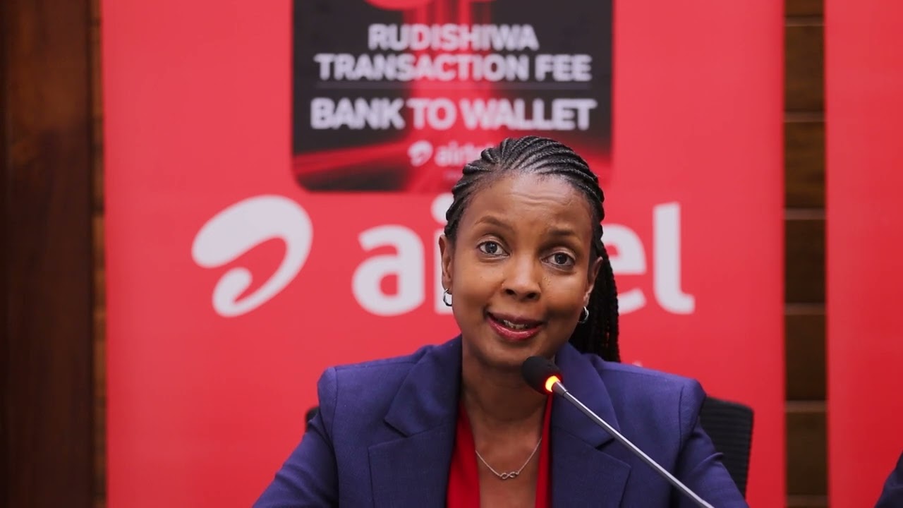 Airtel Money Kenya MD Anne Kinuthia Otieno launching 50% Cashback for Bank to wallet transactions