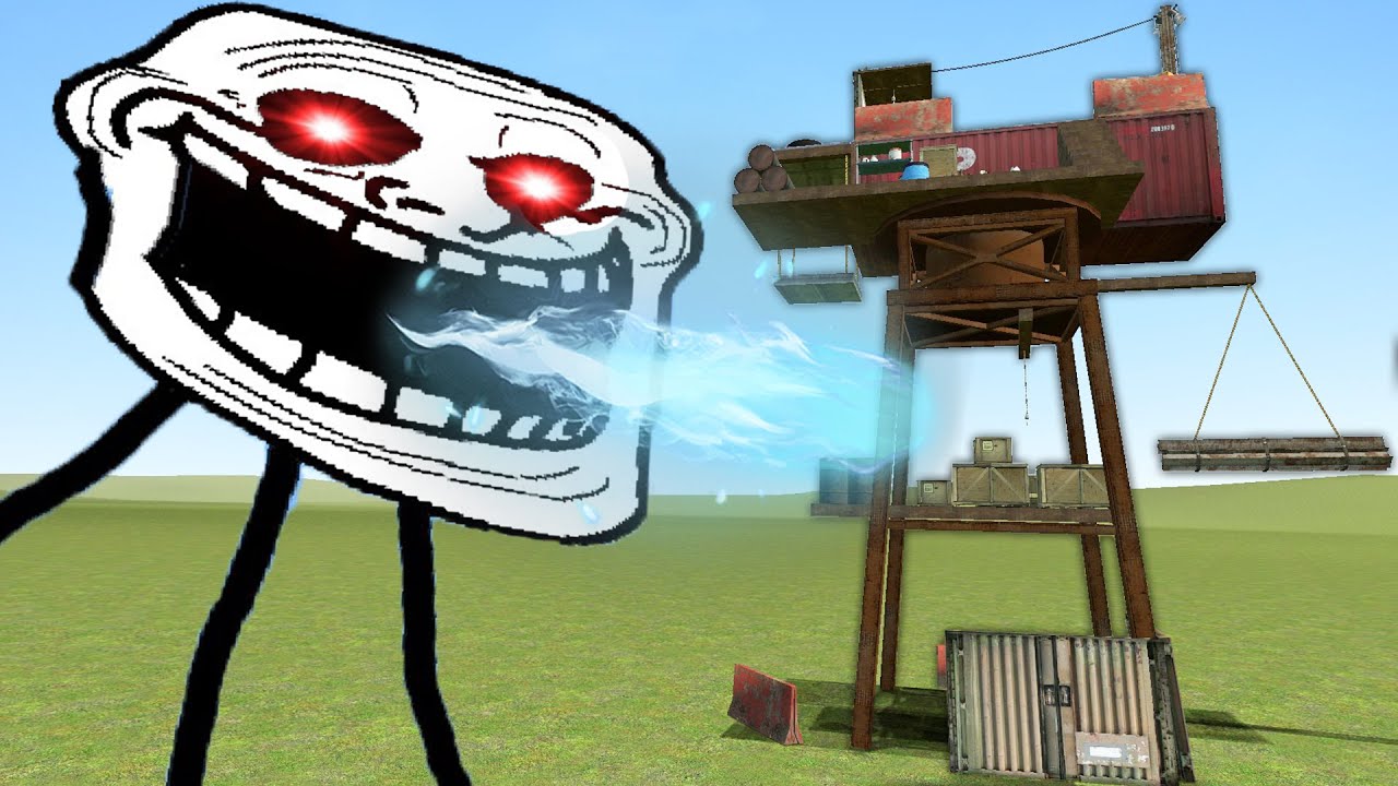 ТРОЛЛИ против БАЗЫ! (Garry's Mod)
