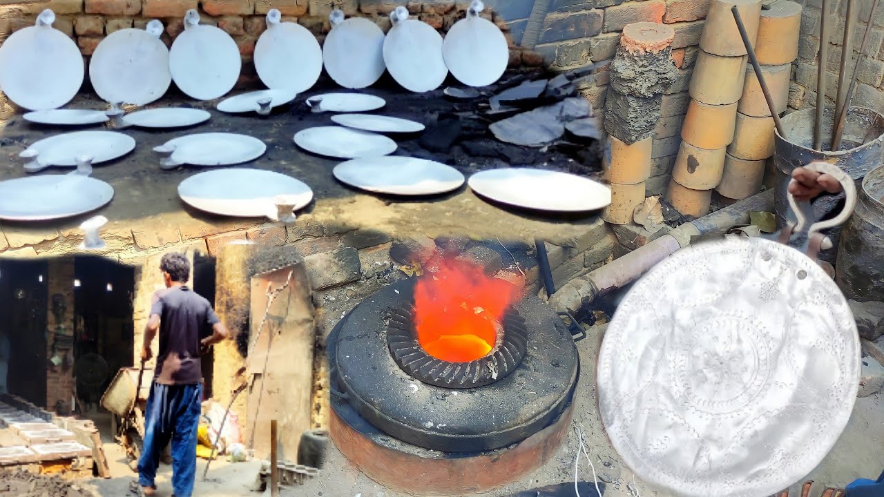 Amazing Techniques of Making Silver Griddle - aluminum casting in sand molds process | The Top Works
