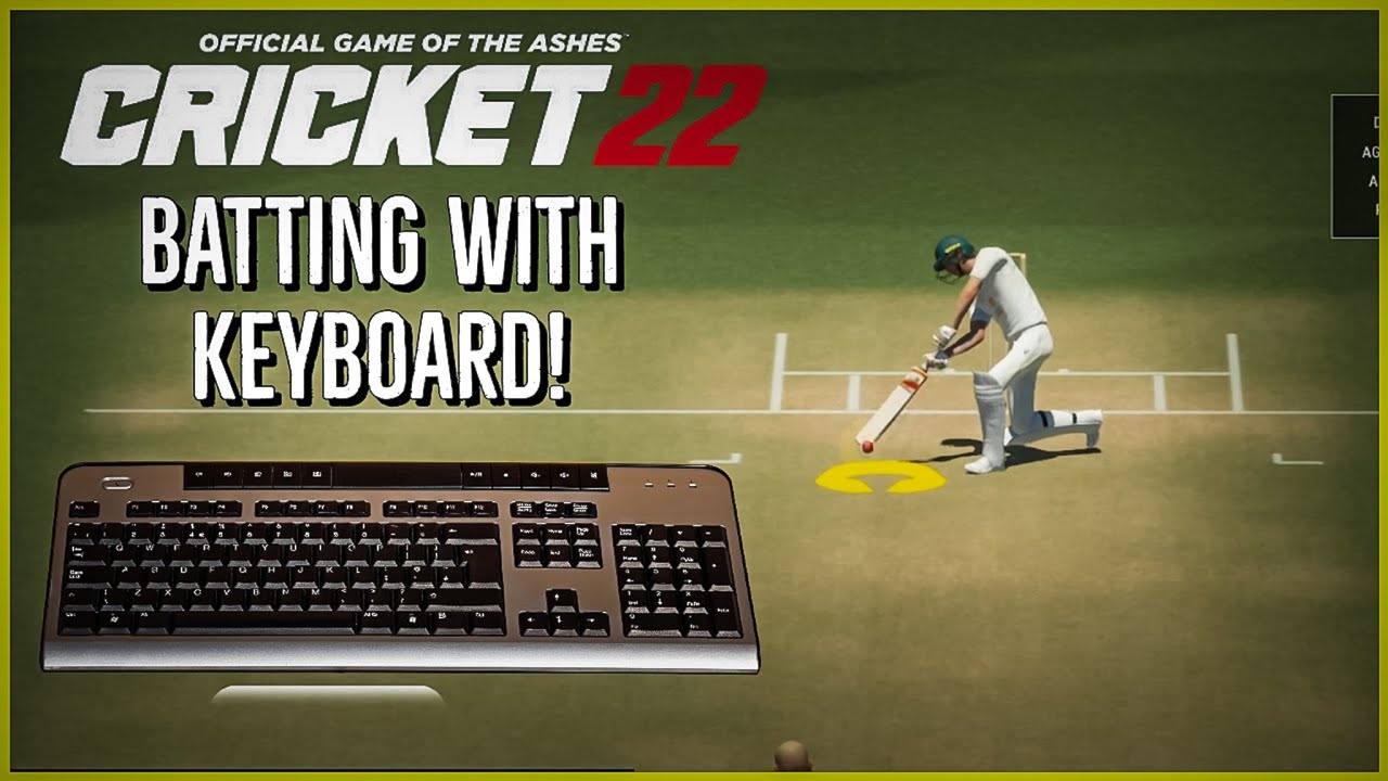 Cricket 22 с клавиатурой | Аркадное управление отбиванием