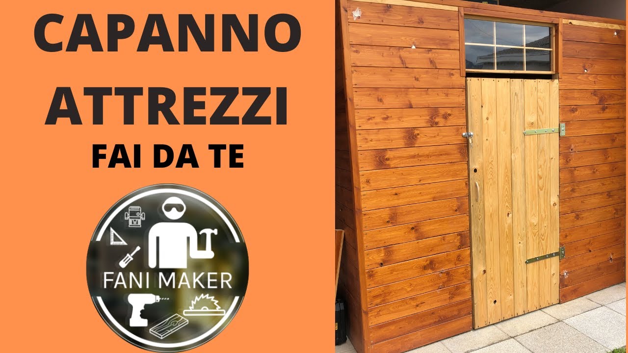 Come fare una casetta degli attrezzi fai da te - capanno degli attrezzi diy