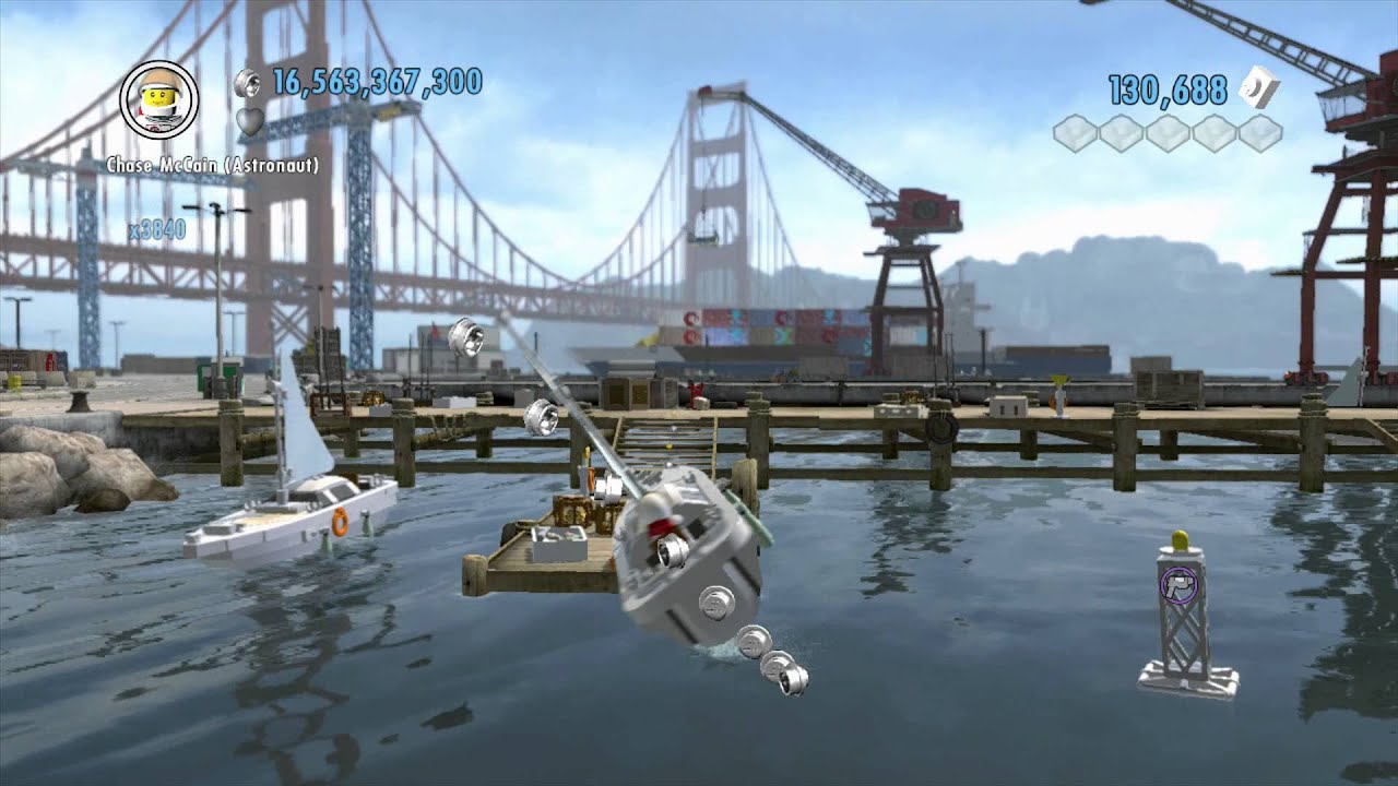 LEGO City Undercover (Wii U) ~ Collectables Guide - Auburn (Part 1/5)