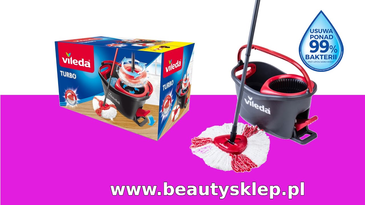 Mop obrotowy Vileda TURBO (wring&clean) Test produktu