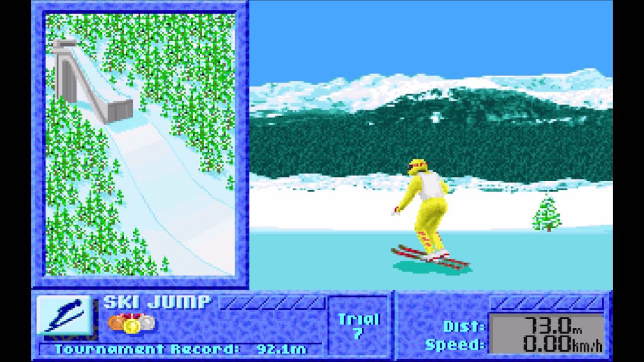 The Games: Winter Challenge - Intro and ski jump practice