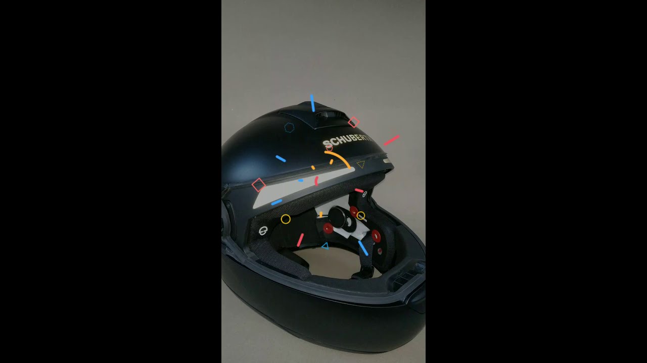 Как разобрать шлем Schuberth C4