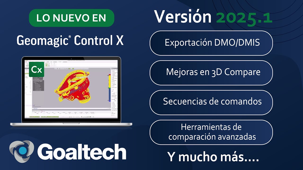 [Lo Nuevo En] Geomagic® Control X versión 2025.1