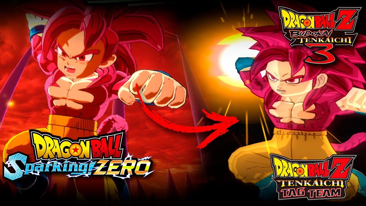 【MOD】Goku Mini SSJ4 | Порт | Sparking Zero + Скачать |【DBZ TTT/BT3】
