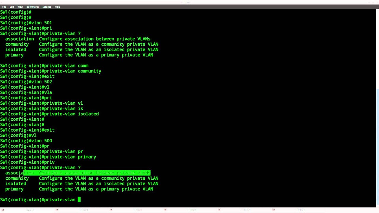Private VLAN lab on Cisco Catalyst Switch 3560