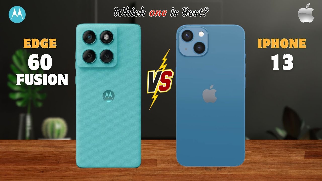 Motorola Edge 60 Fusion vs Iphone 13⚡full Details