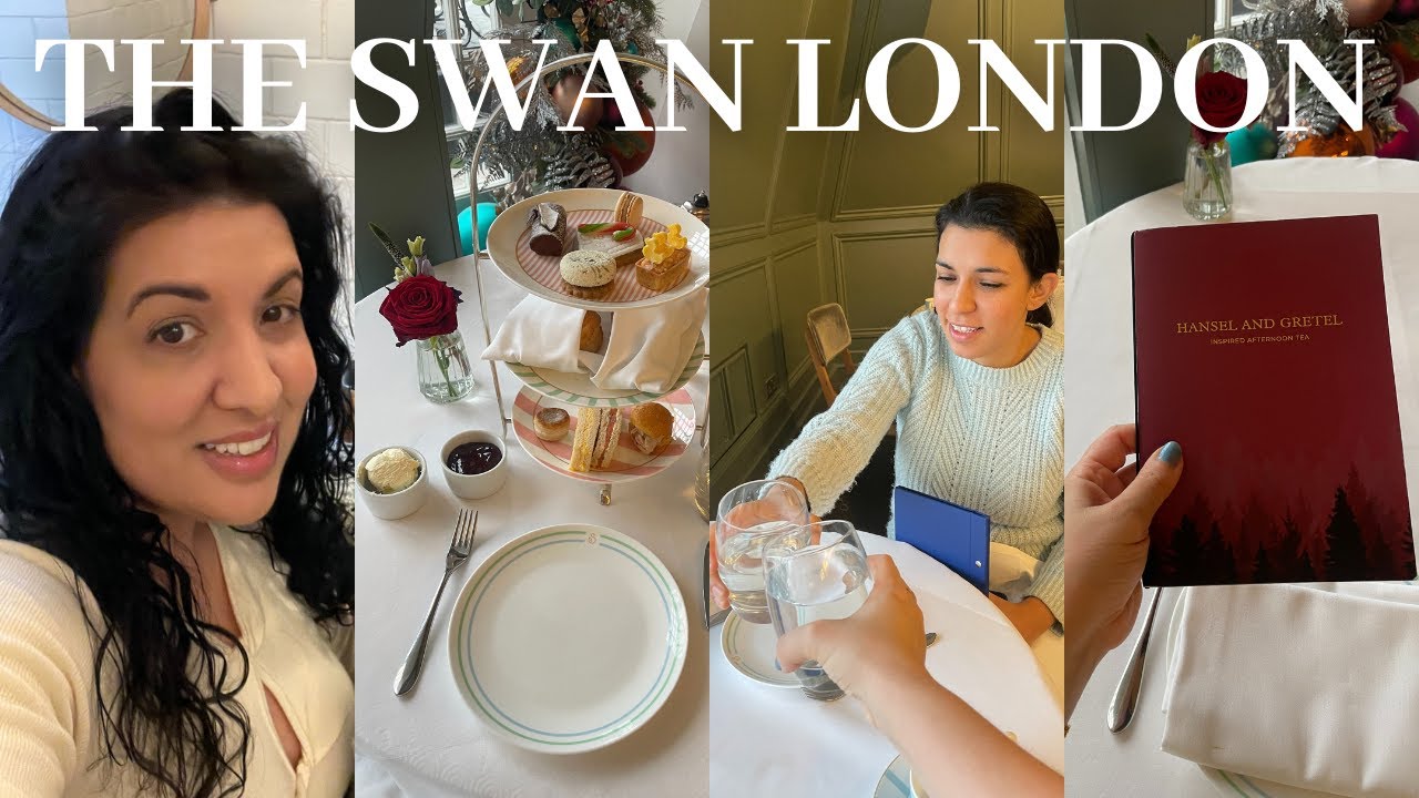 FAIRYTALE AFTERNOON TEA at THE SWAN in SHAKESPEARE'S GLOBE THEATRE in LONDON- HANSEL & GRETEL THEMED