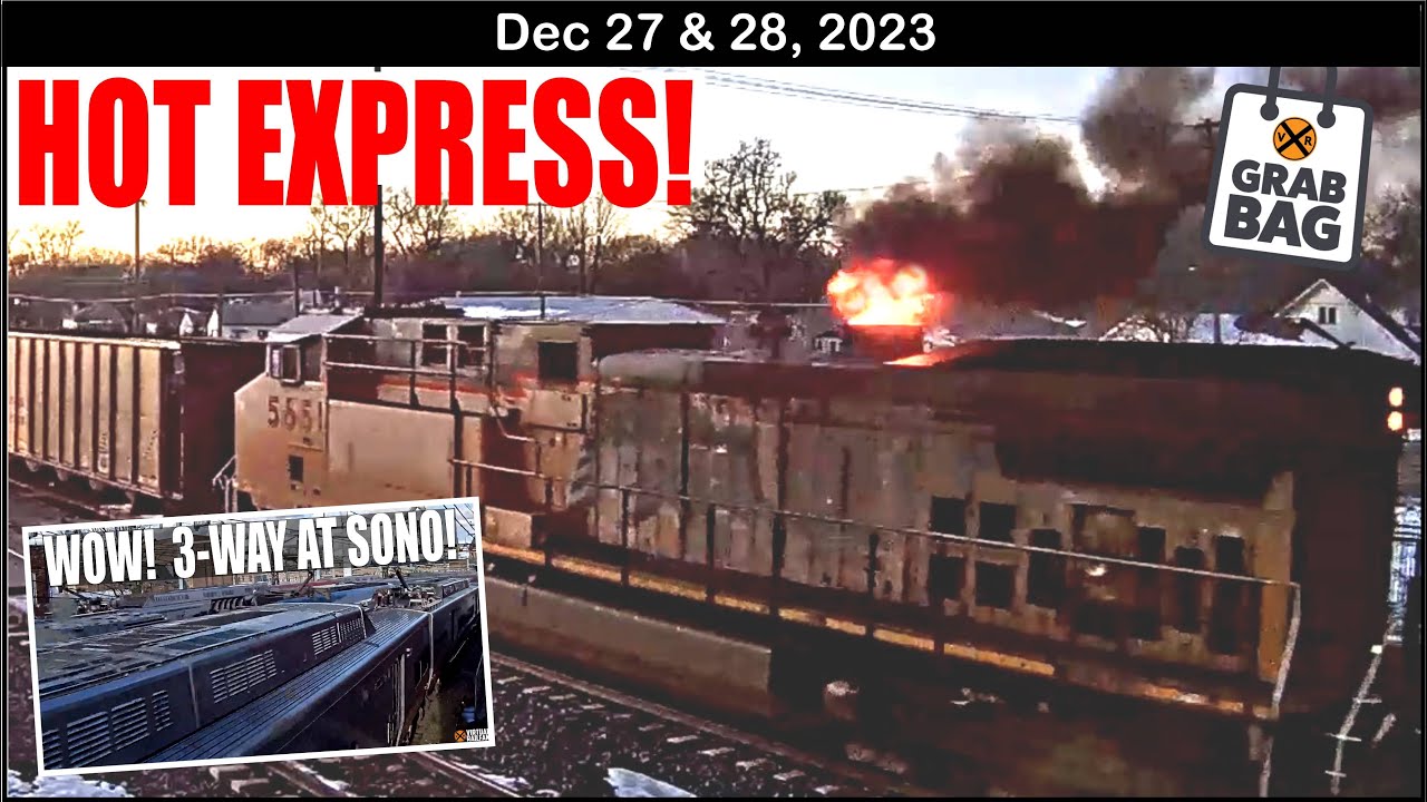 DON’T MISS THIS GRAB BAG! HOT EXPRESS! 22 PASSENGER TRAINS IN 3 HOURS! OPEN CONTAINER