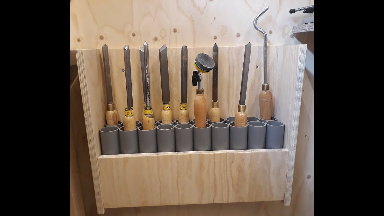 Making a tool holder for my woodturning tools