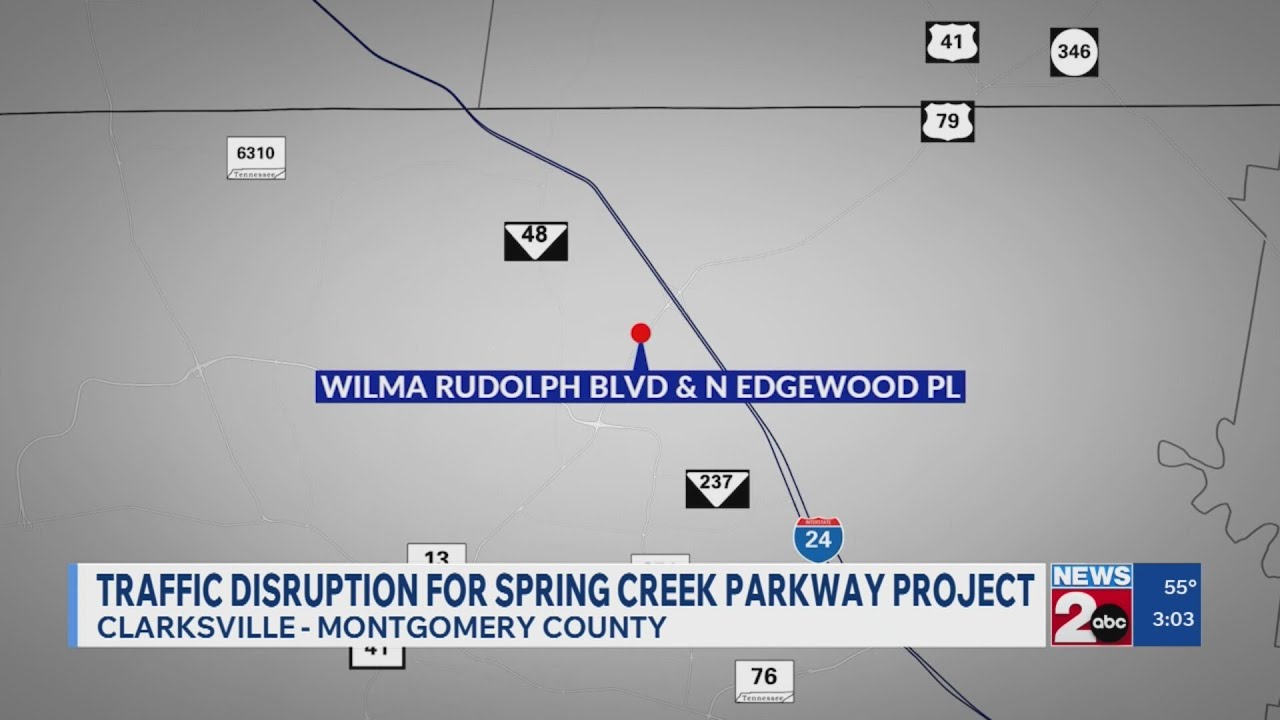 Traffic disruption expected for Spring Creek Parkway project
