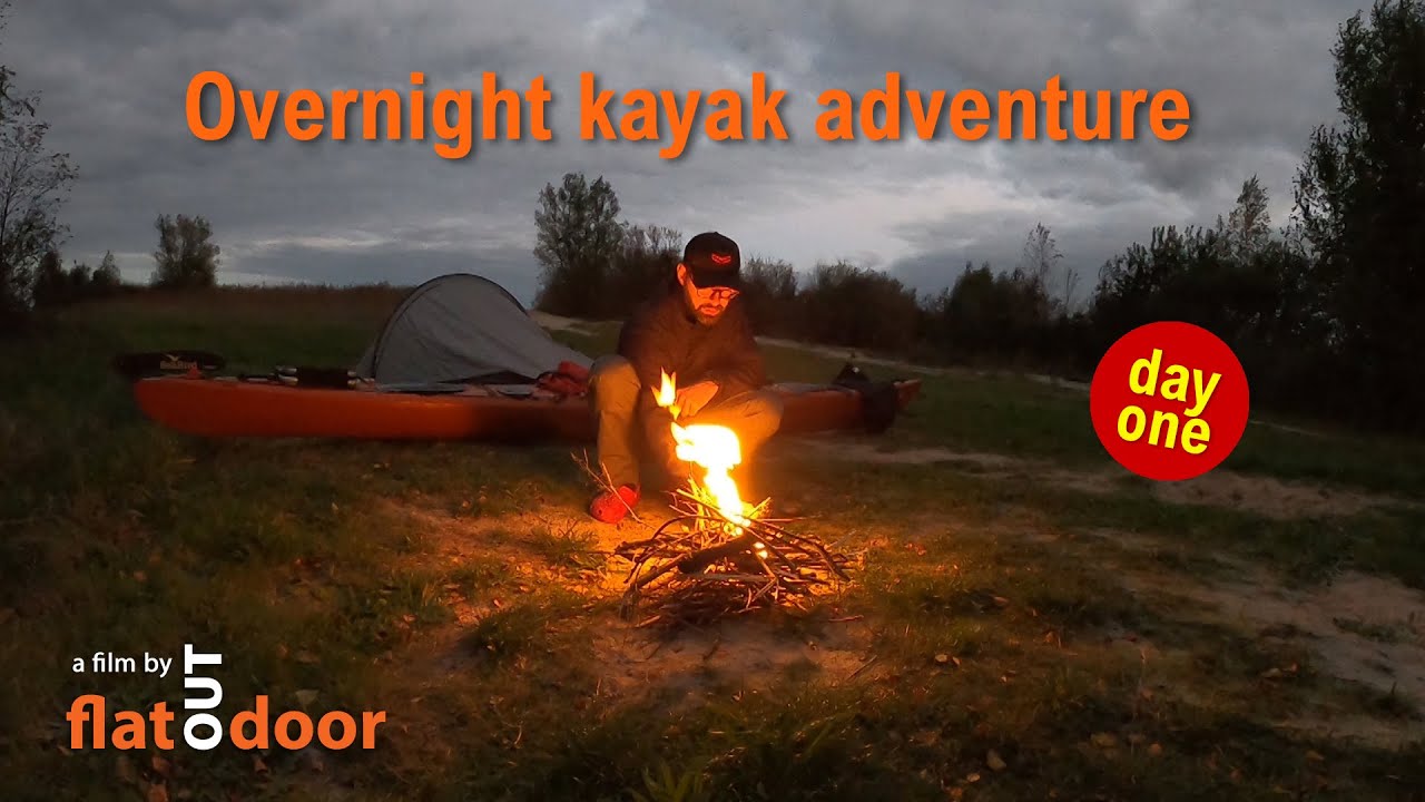 RELAXED OVERNIGHT KAYAK TOUR Friesland, the Netherlands - Day 1 | HD Film