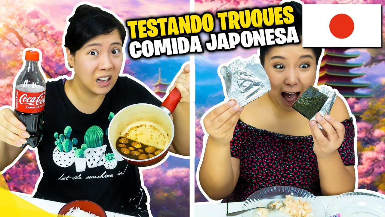 TESTANDO TRUQUES DE COMIDA JAPONESA!