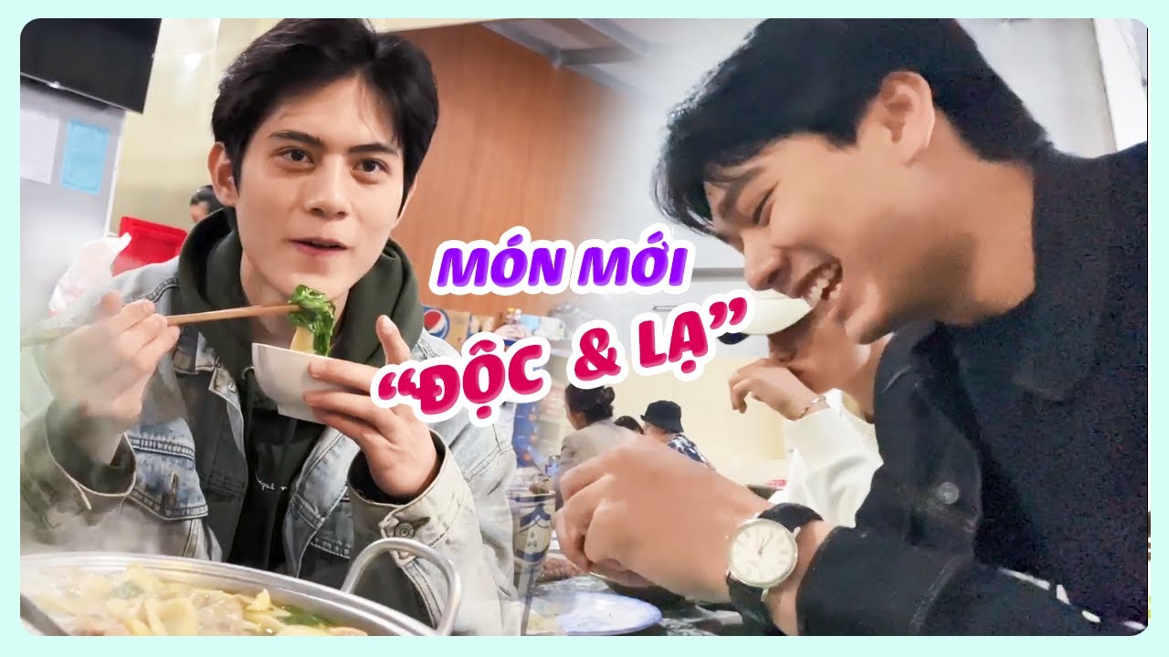 [Đà Lạt 01] Cùng Hải Nam & hội bạn thân Trần Nhậm, Hoàng Trung Huy Hoàng thưởng thức món lạ ở Đà Lạt