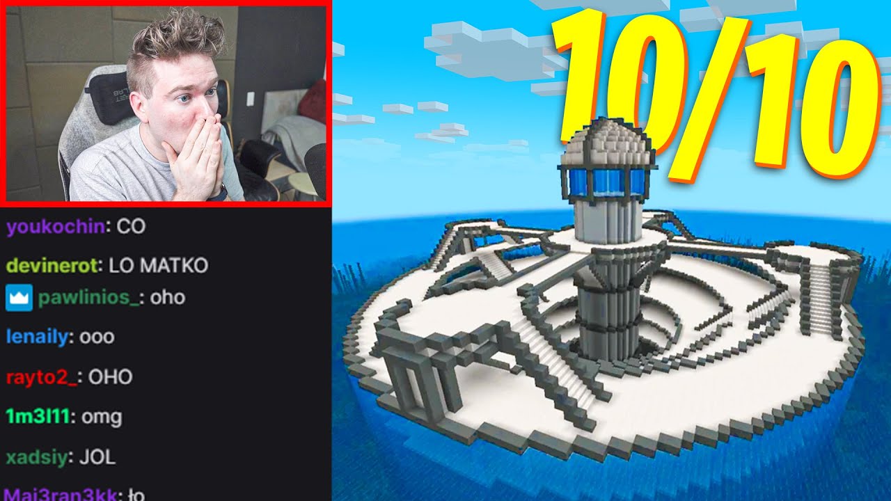 WIDZOWIE na LIVE OCENIAJĄ BAZY WIDZÓW XD | Minecraft Extreme