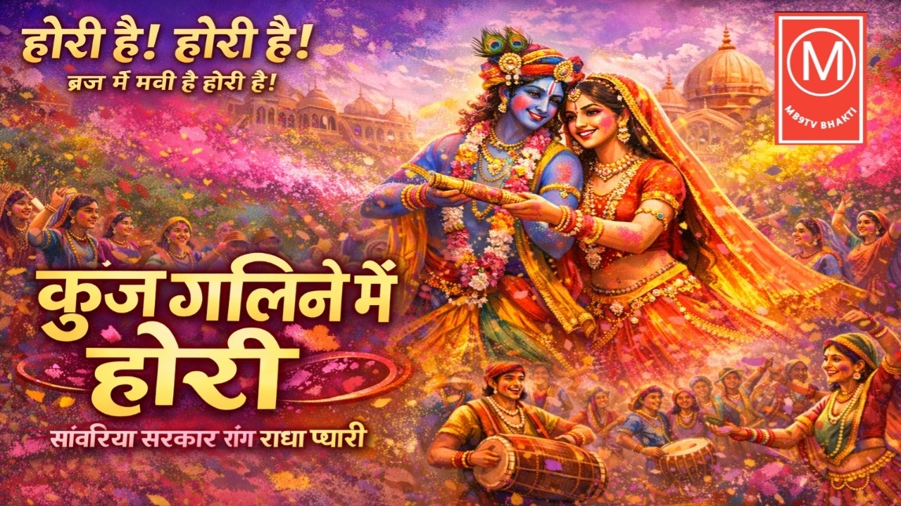 कुंज गलिन में होरी खेलत सांवरिया सरकार | राधा कृष्ण होली भजन | Holi Special 2026