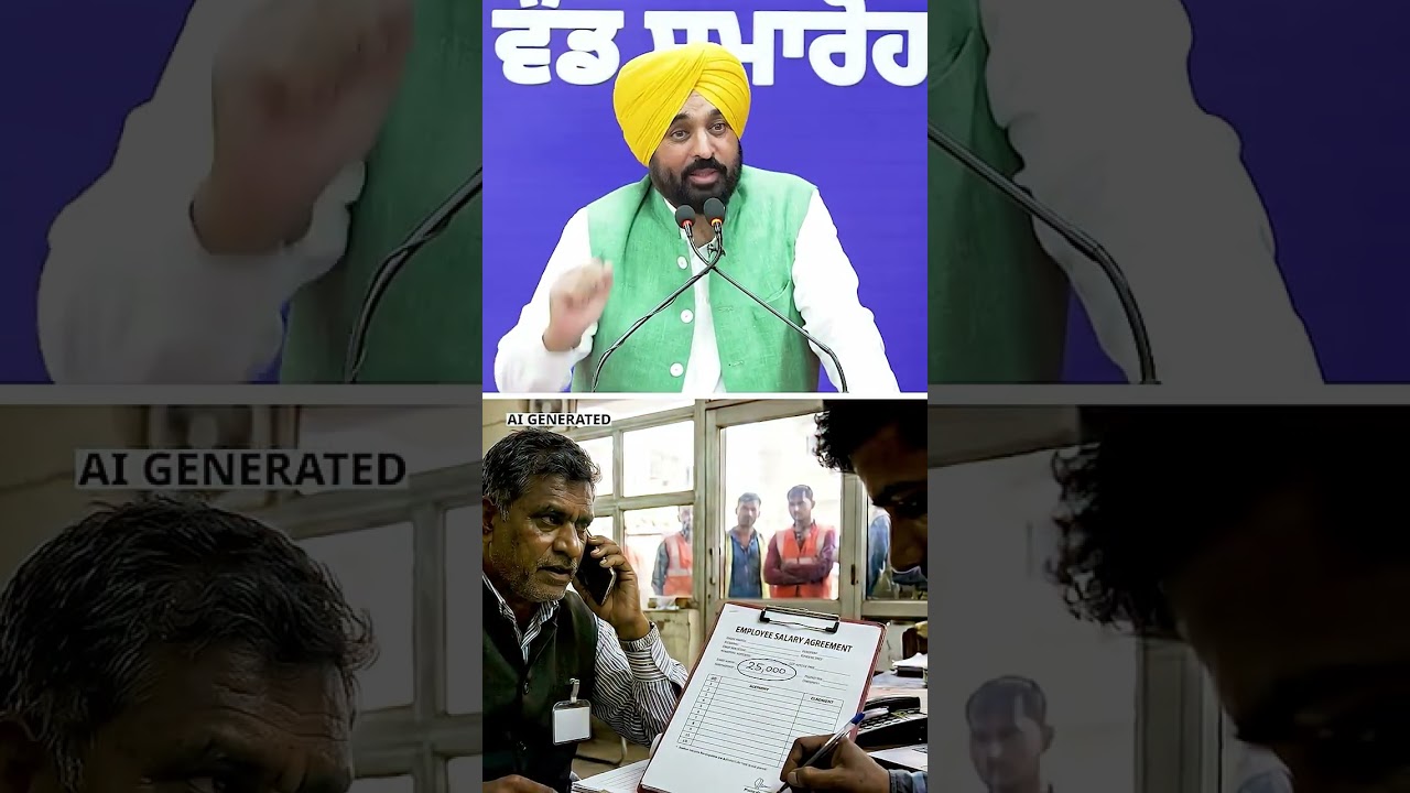 Punjab में ठेकेदारी प्रथा खत्म करने की दिशा में CM Mann का बड़ा फैसला! 🔥🔥 #bhagwantmann #aappunjab