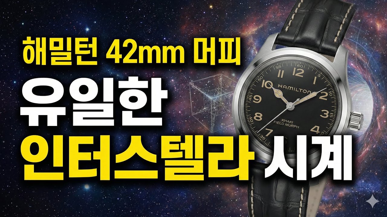 답정너 편파 리뷰의 1인자? 38mm 머피는 와이프나 DJDOC에게 가는게...Hamilton Khakifield Murph 42mm [WM워치매거진 시즌2-15]