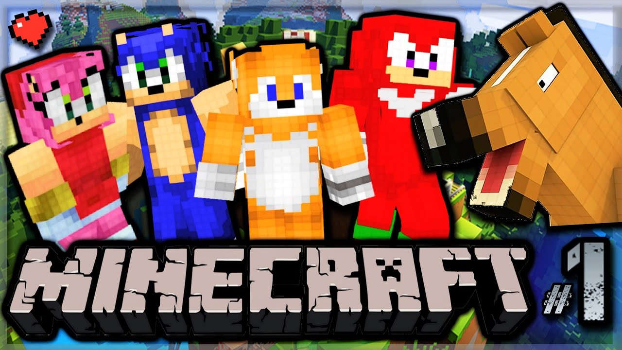 Tails Plays Minecraft | JUDGEMENTAL HORSES! -  FT Sonic Amy & Knuckles