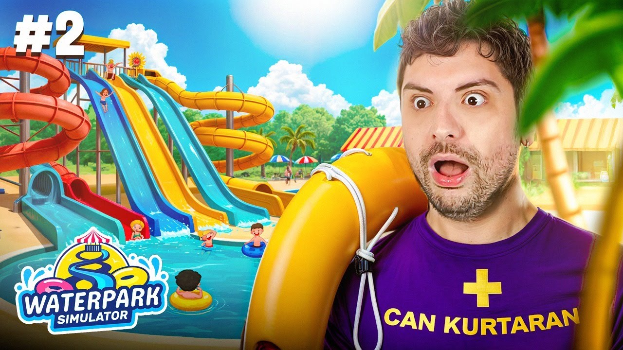 DÜNYANIN EN EĞLENCELİ SU PARKINI İNŞA EDİYORUZ! | Waterpark Simulator (2. BÖLÜM)