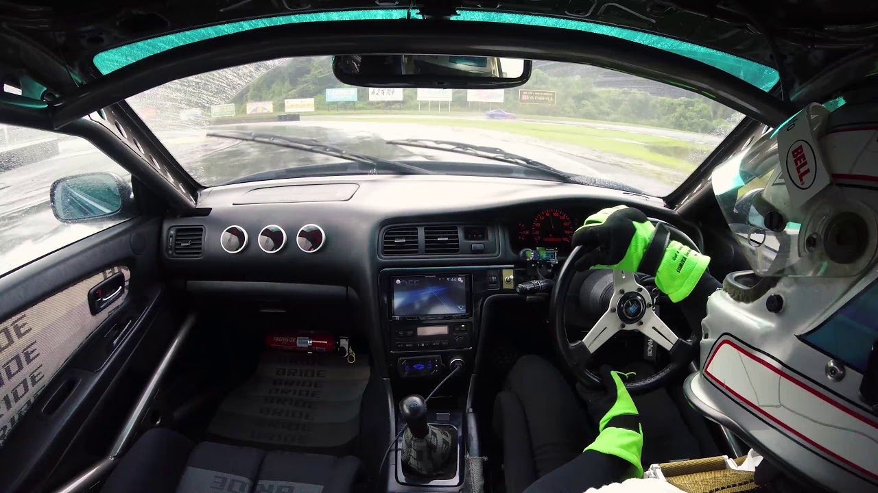 2019 NIKKO circuit 1093 track day wet tandem drft