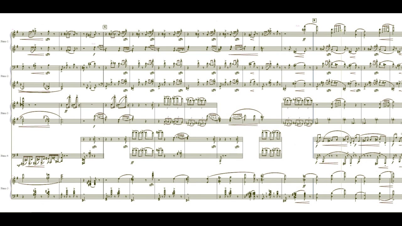 Der makabere Zirkus II for Piano Roll, Marcelo Nisinman