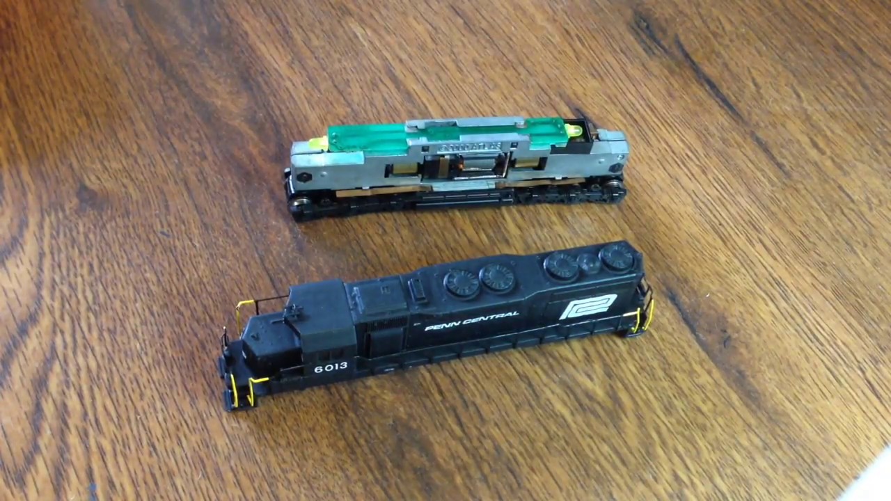 N scale locomotive rebuild