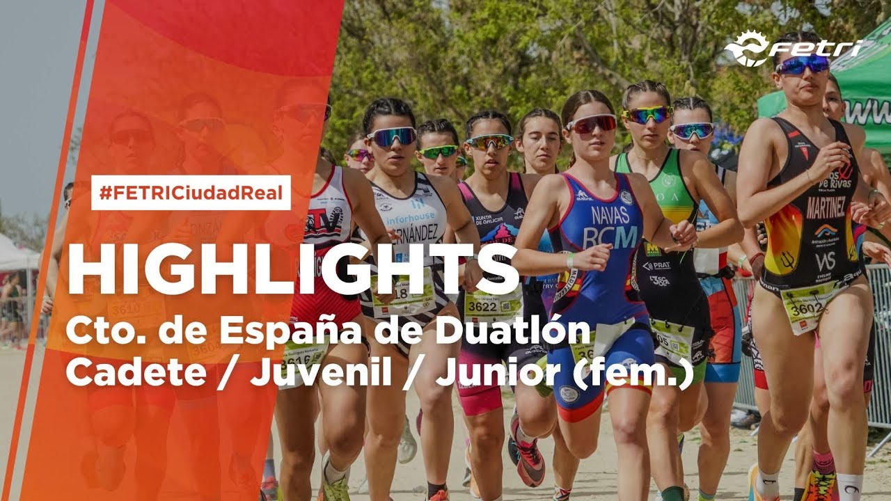 Resumen pruebas femeninas Campeonato de España de Duatlón Cadete / Juvenil / Junior #fetrociudadreal