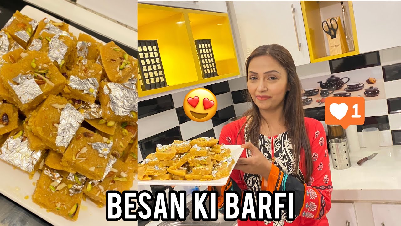 BESAN KI BARFI | MOHANTHAL |Recipes with Mona !!!