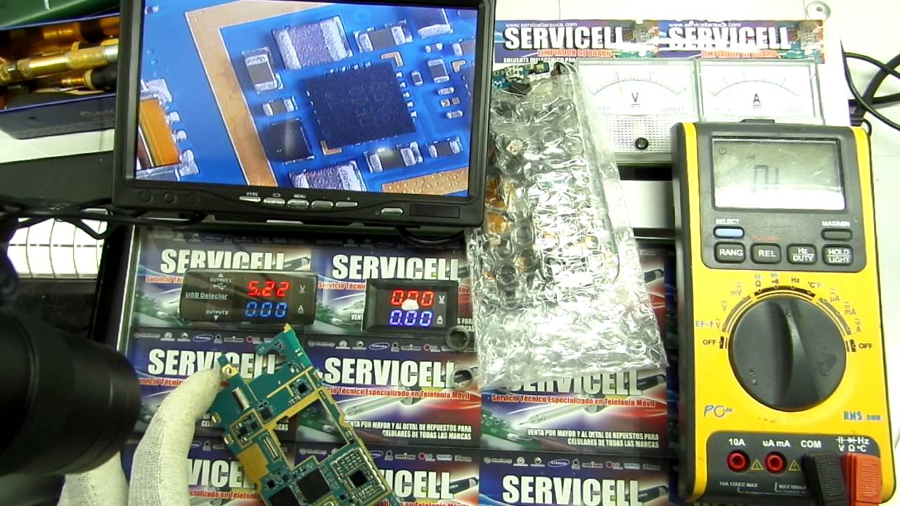 reparacion Samsung Galaxy S4 mini LTE GT-i9195 dead short corto entre los pines de bateria