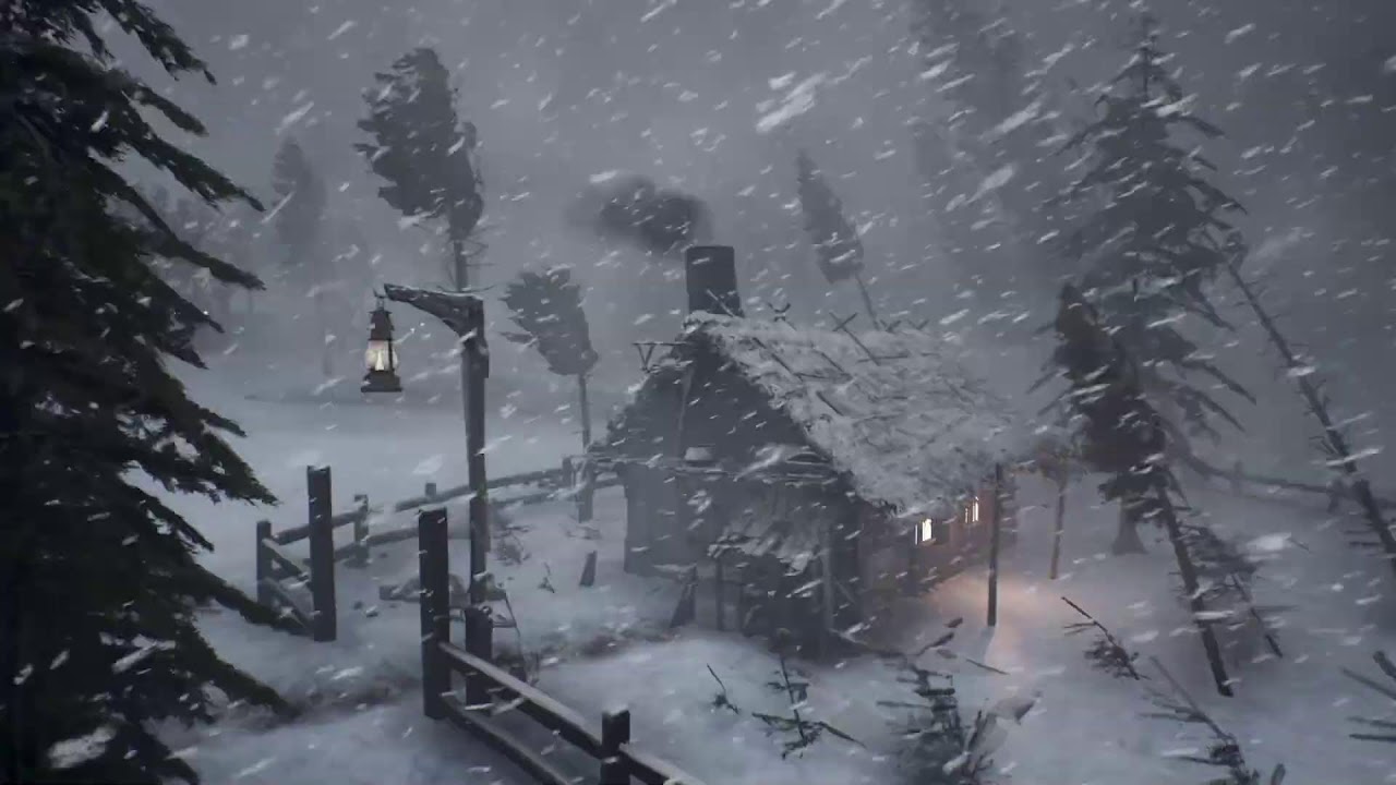 BRUTAL ARCTIC WINTER with EXTREME COLD and snowstorms for sleeping during a Silent Polar Drift Night