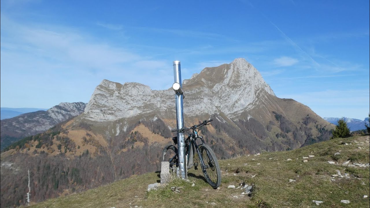 VTT - Croix d'Allant, boucle au départ de Jarsy (Bauges) 11/11/2025